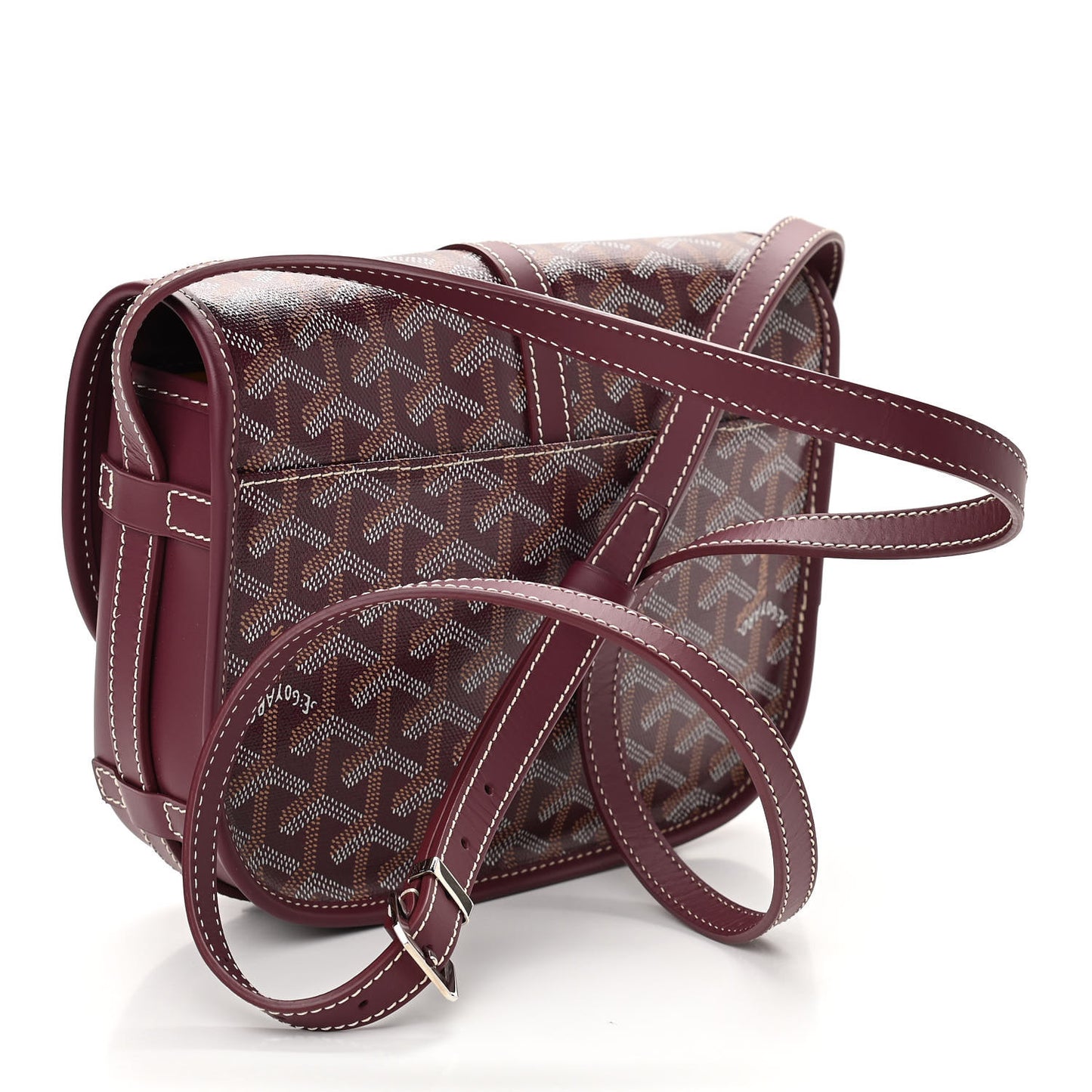 Goyardine Belvedere II PM Messenger Bag Bordeaux