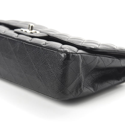 Chanel Caviar Quilted Medium Double Flap Black 7 of 12