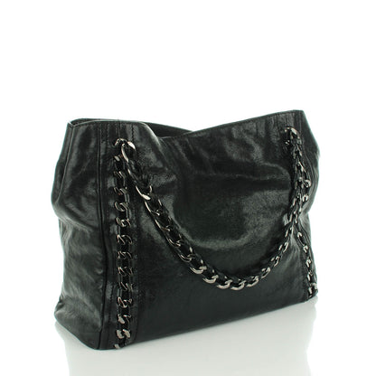 Chanel Glazed Caviar Modern Chain Tote Black 3 of 7