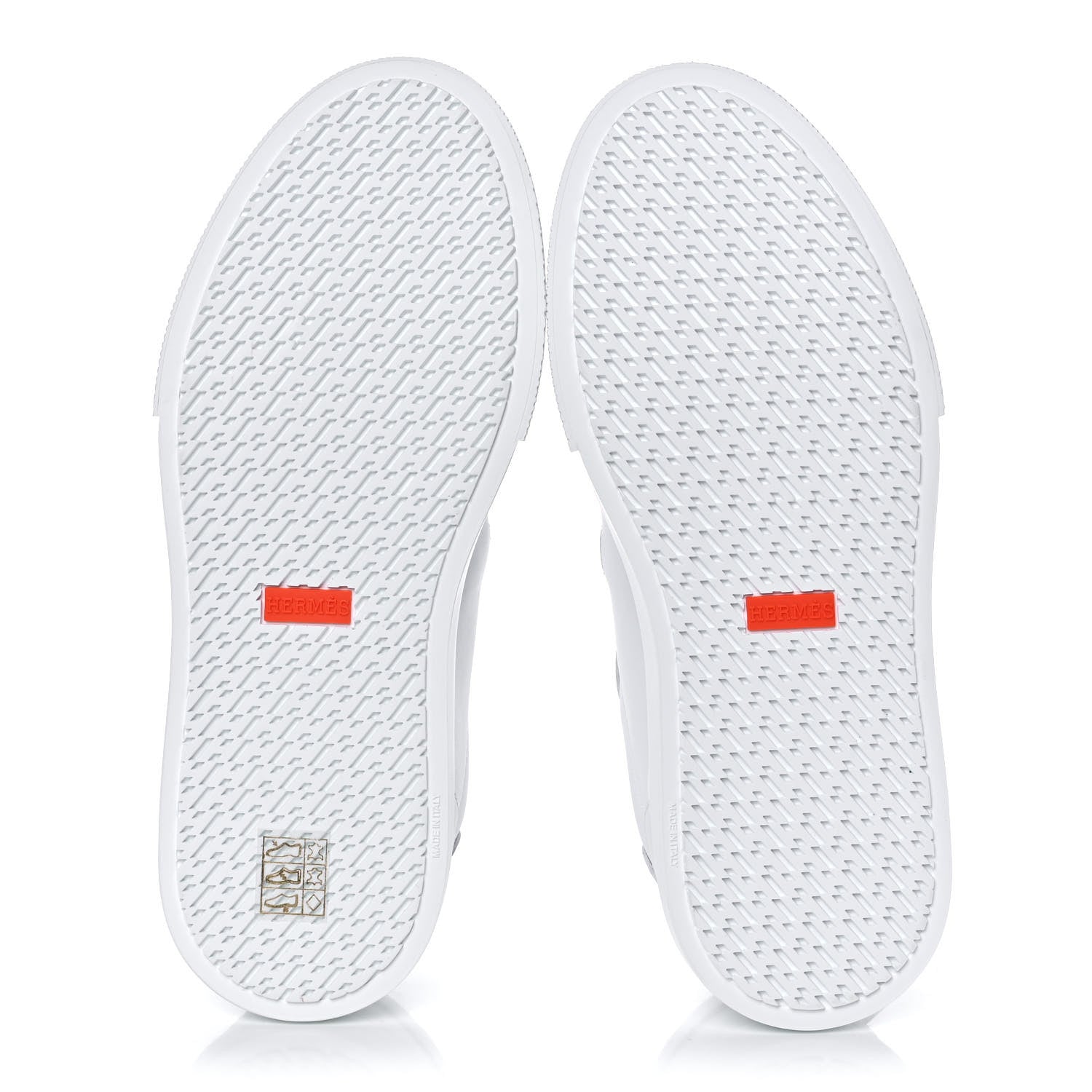 Hermes Calfskin Day Sneakers 38 White 5 of 9