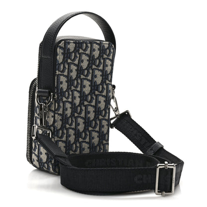 Christian Dior Oblique Micro Rider Pouch Blue 3 of 13
