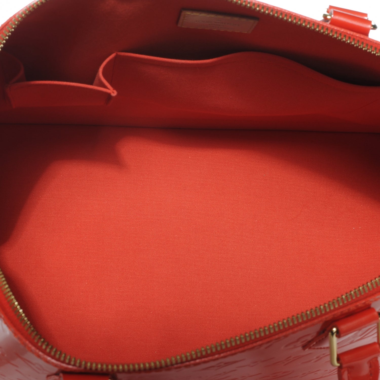 Louis Vuitton Vernis Alma GM Orange Sunset 5 of 7