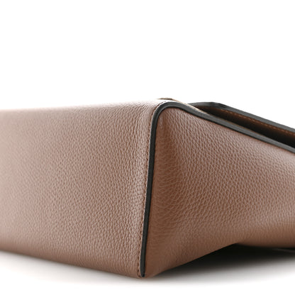 Burberry Grainy Calfskin Vintage Check Note Crossbody Bag Malt Brown 10 of 10