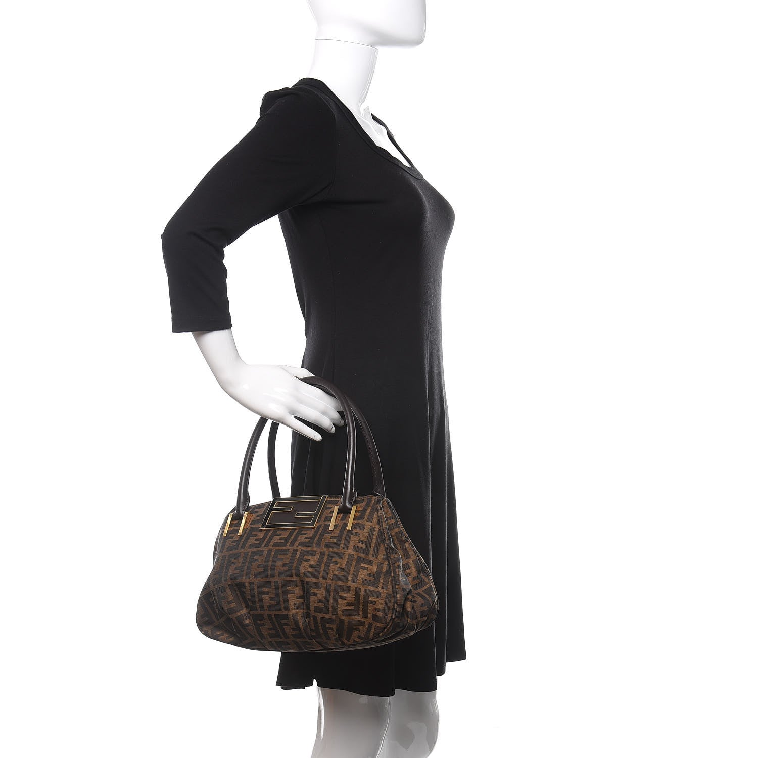 Fendi Zucca Mia Tote Tobacco 2 of 12
