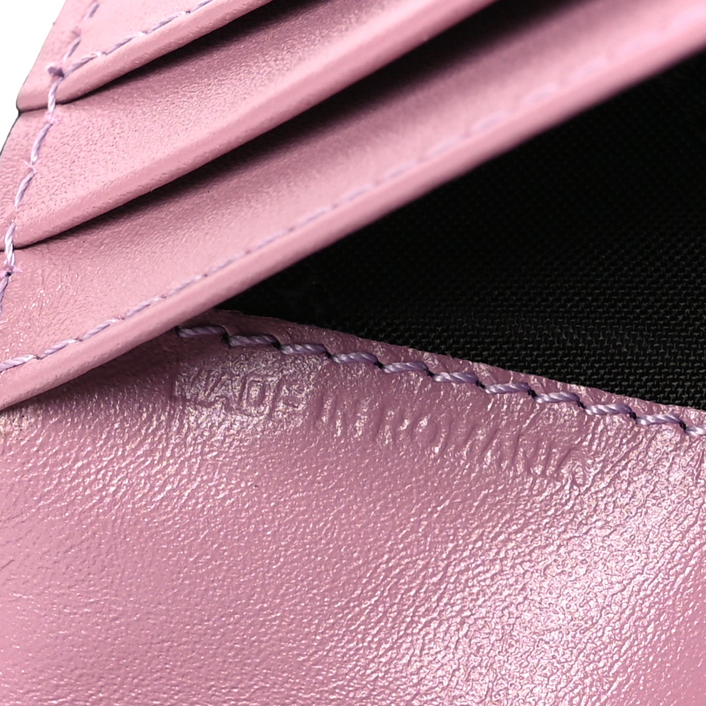 Signature Grain Porter Continental Wallet Pink Heather