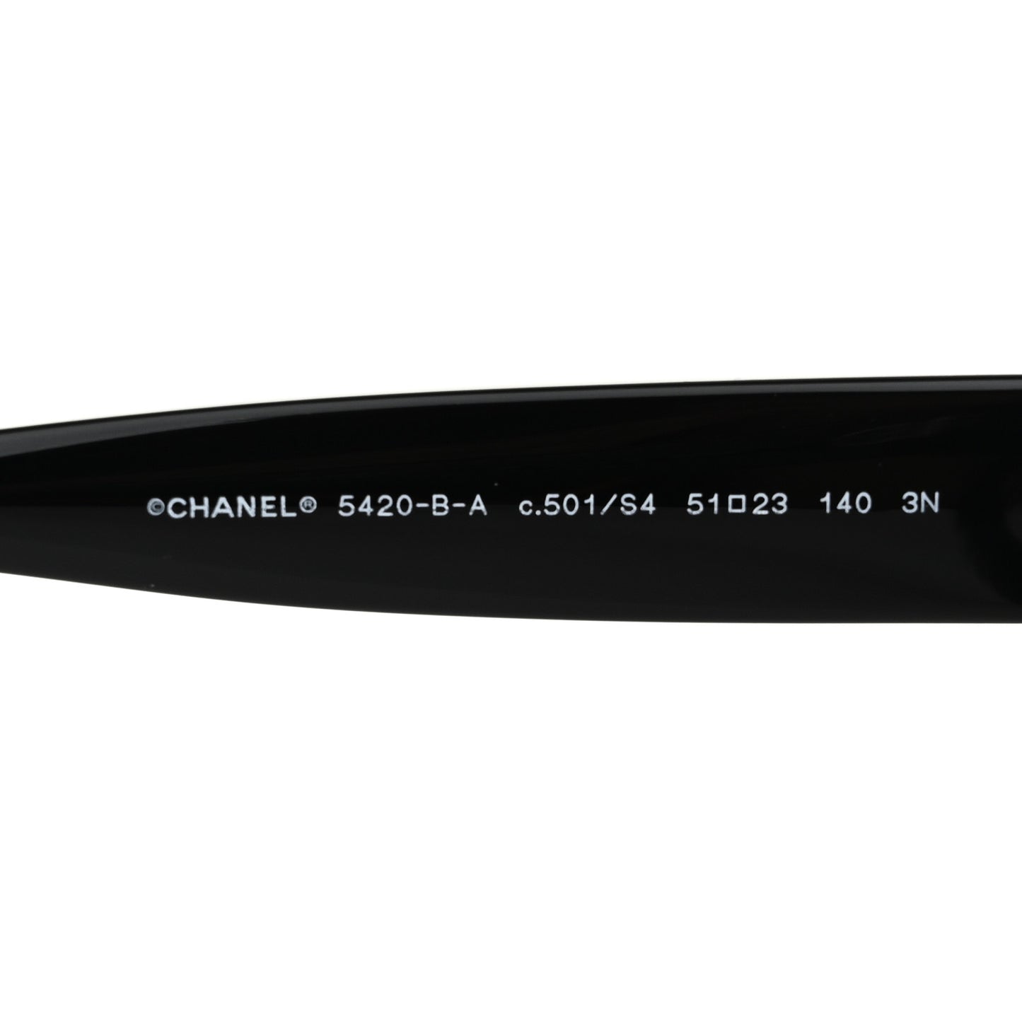 Crystal CC Sunglasses 5420-B-A Black