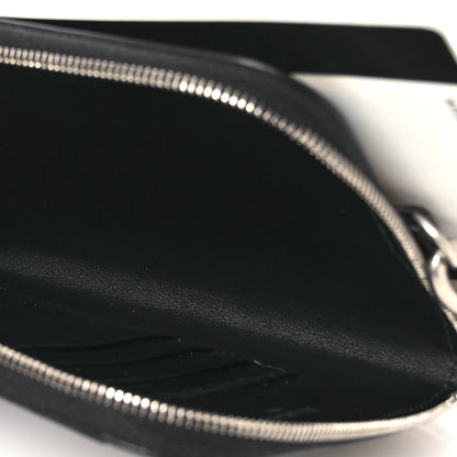 Balenciaga Textured Calfskin Passport Phone Holder Black 5 of 10