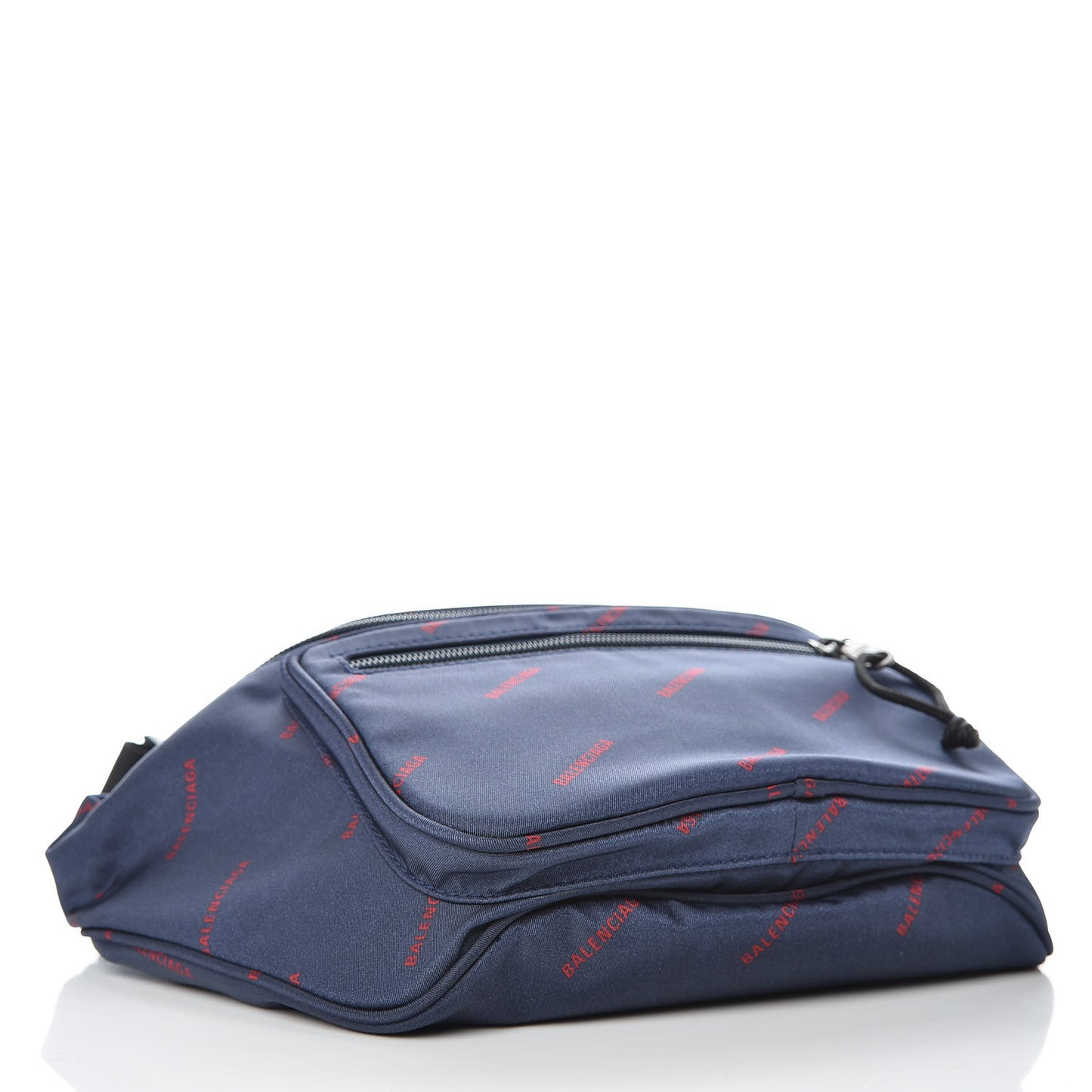 Twill Nylon Allover Logo Explorer Beltpack Bleu Canopee Rouge