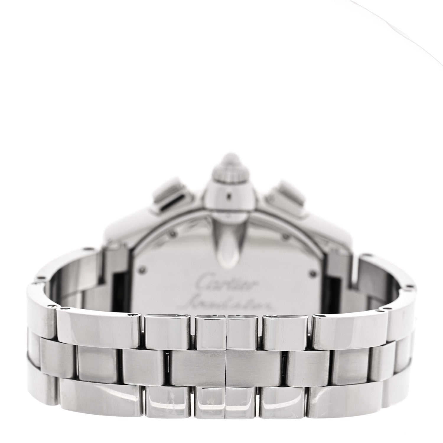 Cartier Stainless Steel 42mm Roadster Chronograph Automatic Watch 3 of 4