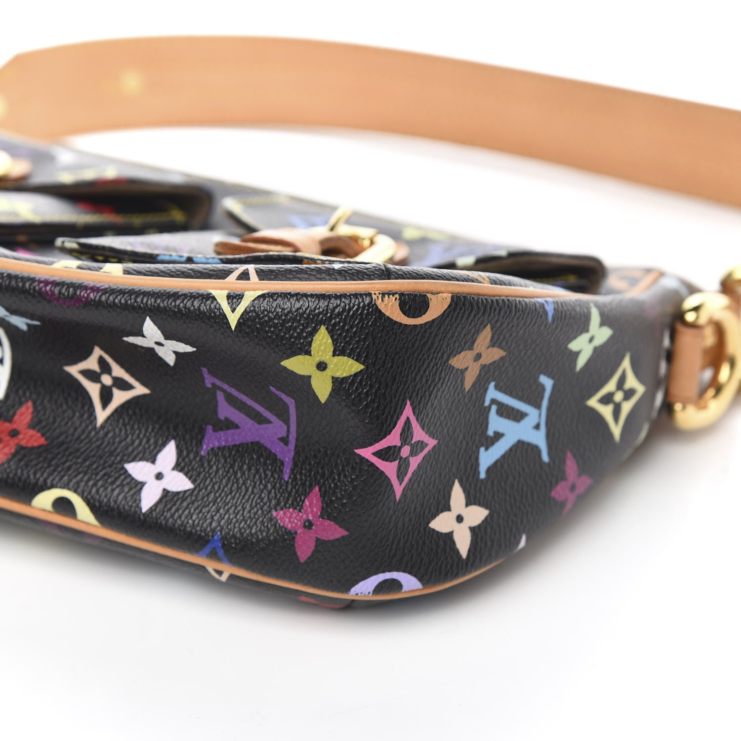 Louis Vuitton Monogram Multicolor Lodge PM Black 9 of 12