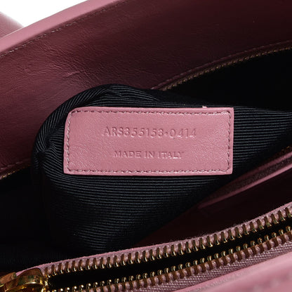 Saint Laurent Calfskin Small Sac De Jour Dark Rose 7 of 9