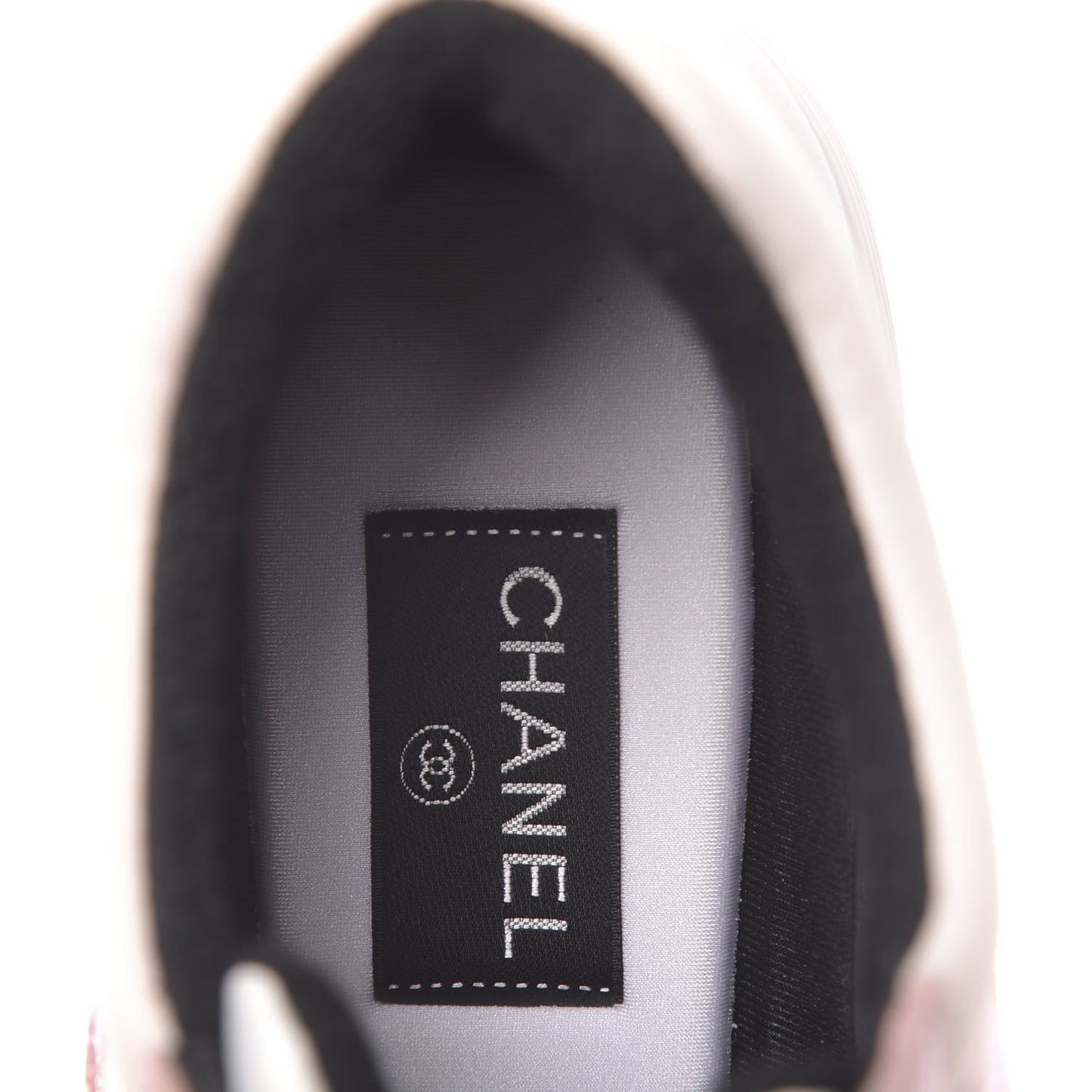 Nylon Lambskin Suede Calfskin CC Sneakers 41 Pink