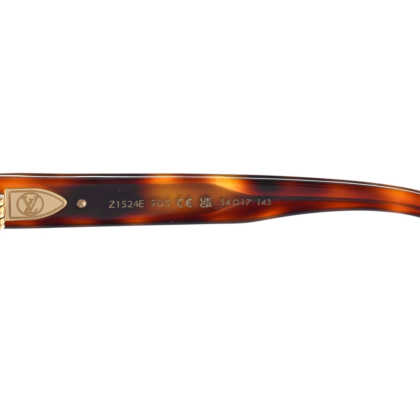 Acetate My Monogram Square Sunglasses Z1524E Dark Tortoise