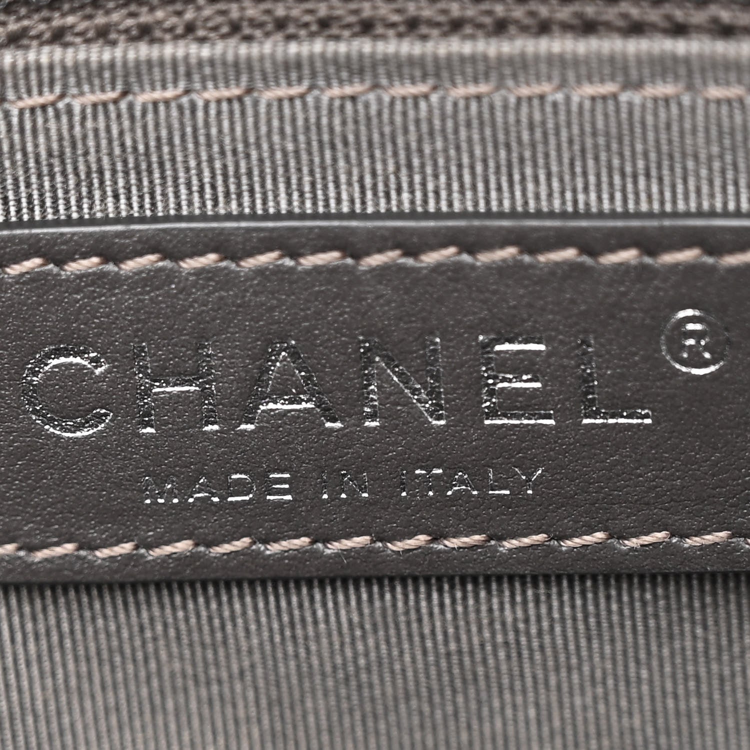 Chanel Metallic Grained Calfskin Quilted Medium Casual Rock Flap Charcoal 6 of 13