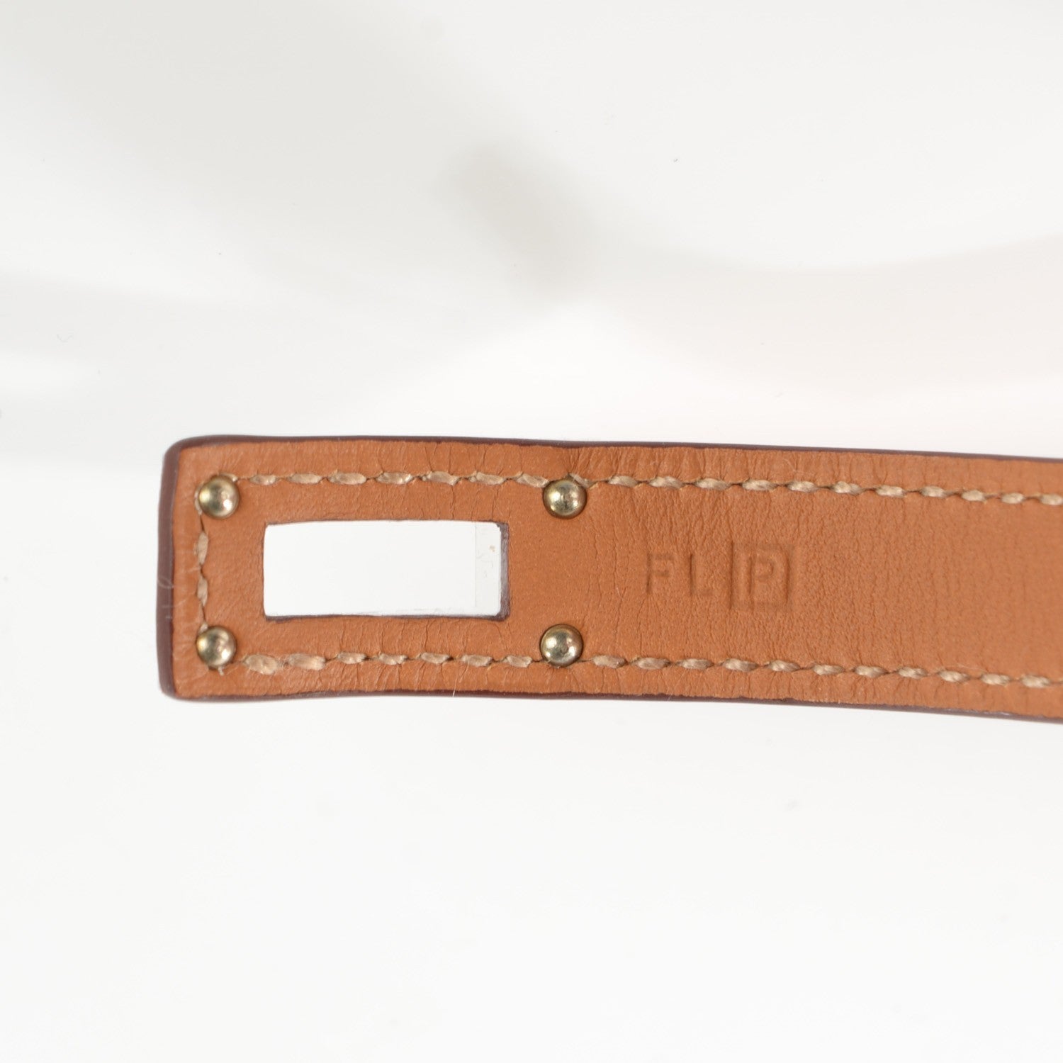 Hermes Epsom Kelly Double Tour Bracelet S Orange 4 of 7