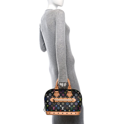 Louis Vuitton Monogram Multicolor Alma Black 2 of 9