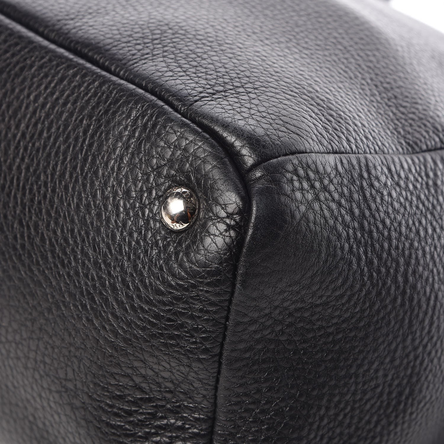 Prada Vitello Daino Tote Black 10 of 13
