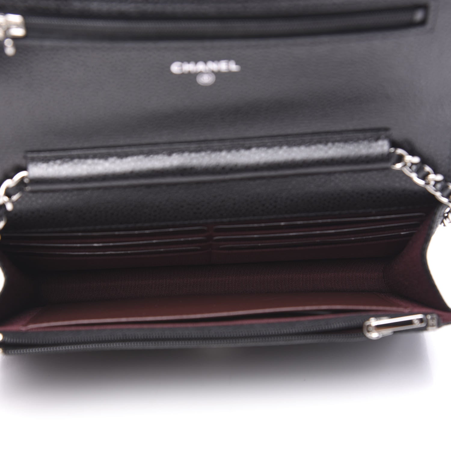 Chanel Caviar Quilted Wallet On Chain WOC Black 4 of 10