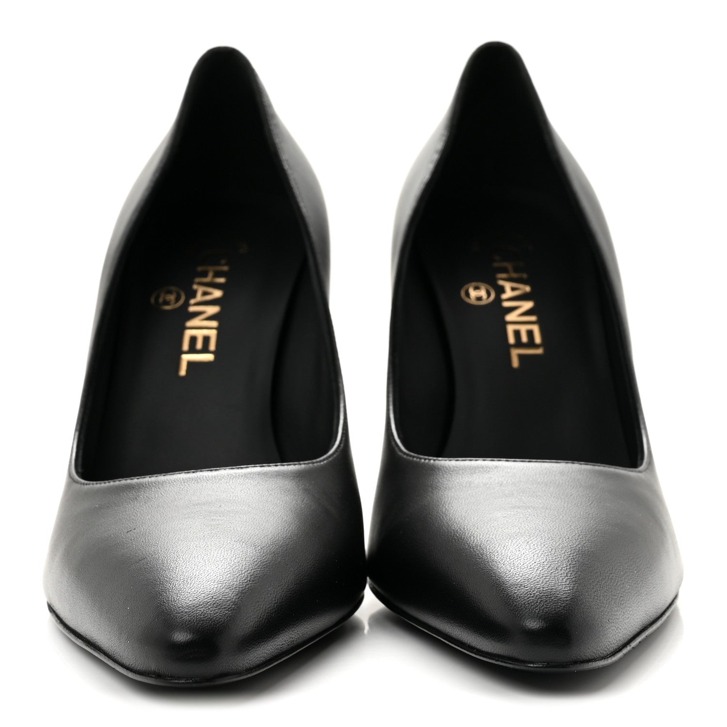 Chanel Lambskin Pumps 39 Black 3 of 10