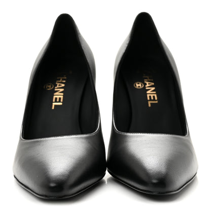 Chanel Lambskin Pumps 39 Black 3 of 10