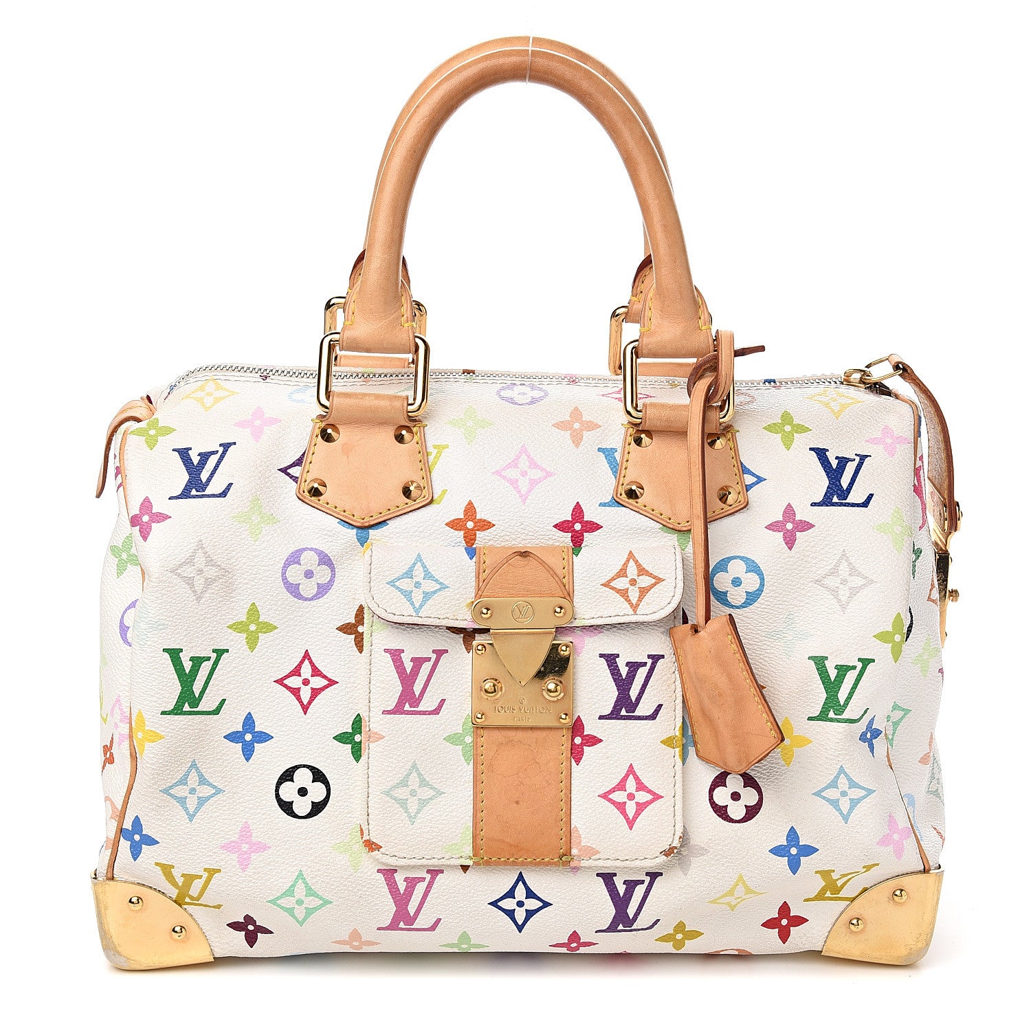 Louis Vuitton Monogram Multicolor Speedy 30 White 1 of 8