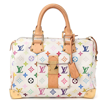 Louis Vuitton Monogram Multicolor Speedy 30 White 1 of 8