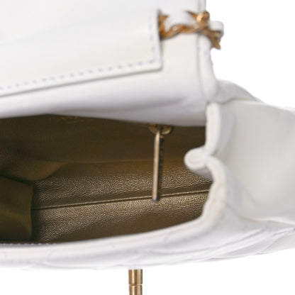 Chanel Lambskin Quilted Side-Packs White 6 of 12