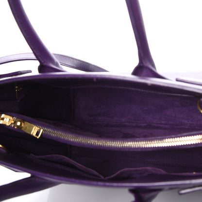 Saint Laurent Calfskin Small Sac De Jour Purple 6 of 10