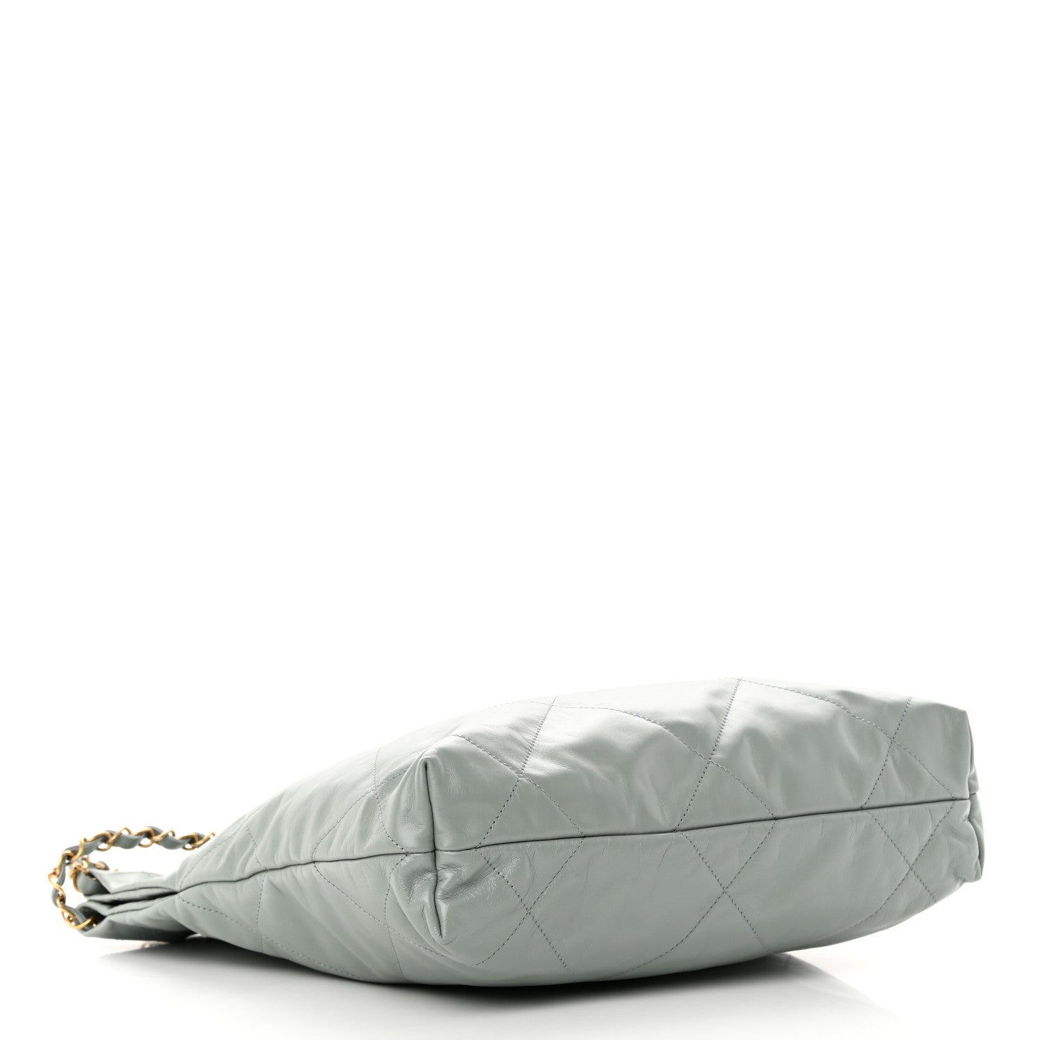Chanel Shiny Calfskin Quilted Small Chanel 22 Grey 5 of 11