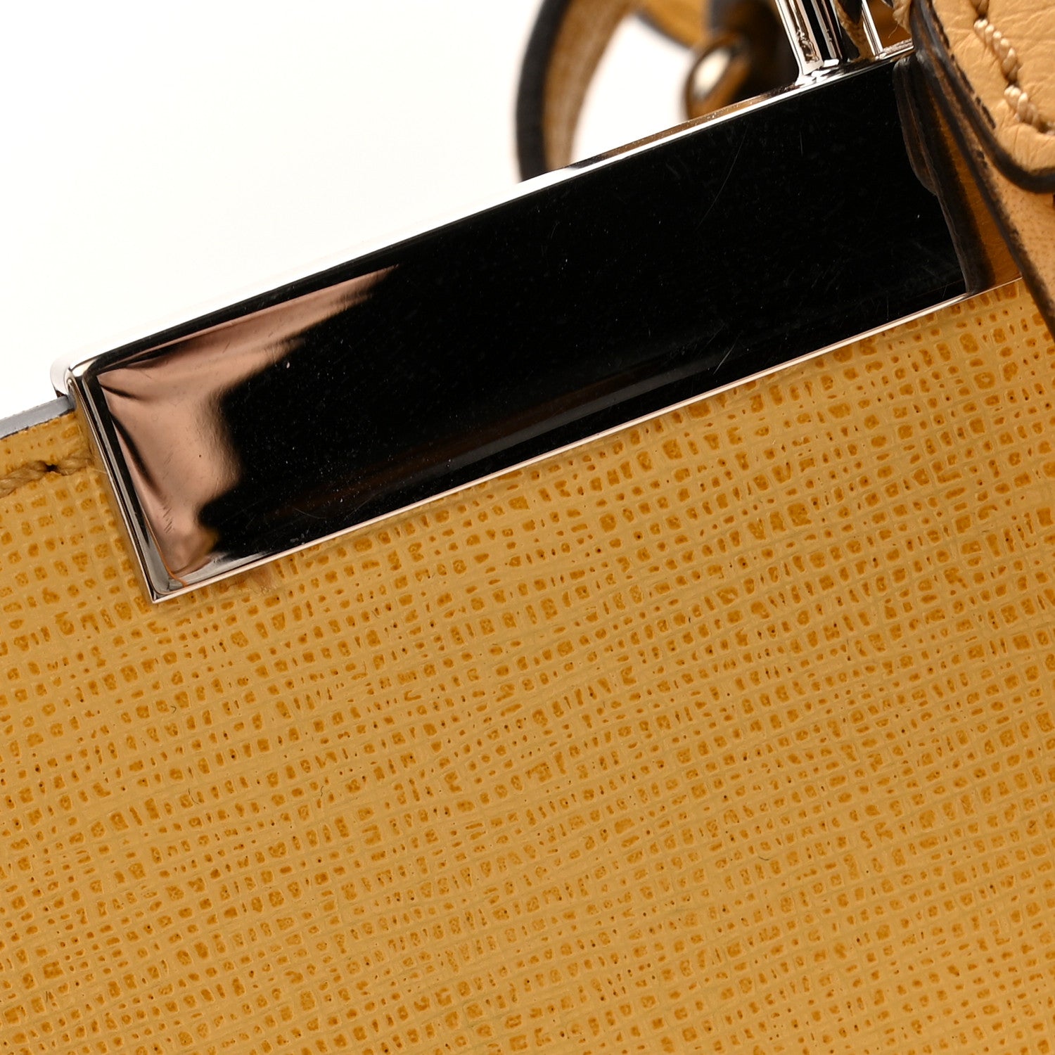 Fendi Vitello Elite Flamingo Large 3Jours Tote Giallo Alchemy 14 of 16