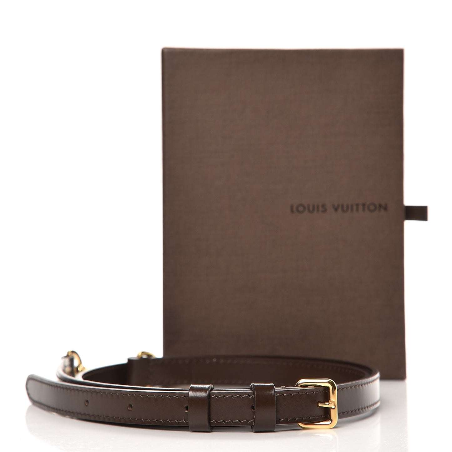 Calfskin 16mm Adjustable Shoulder Strap Brown