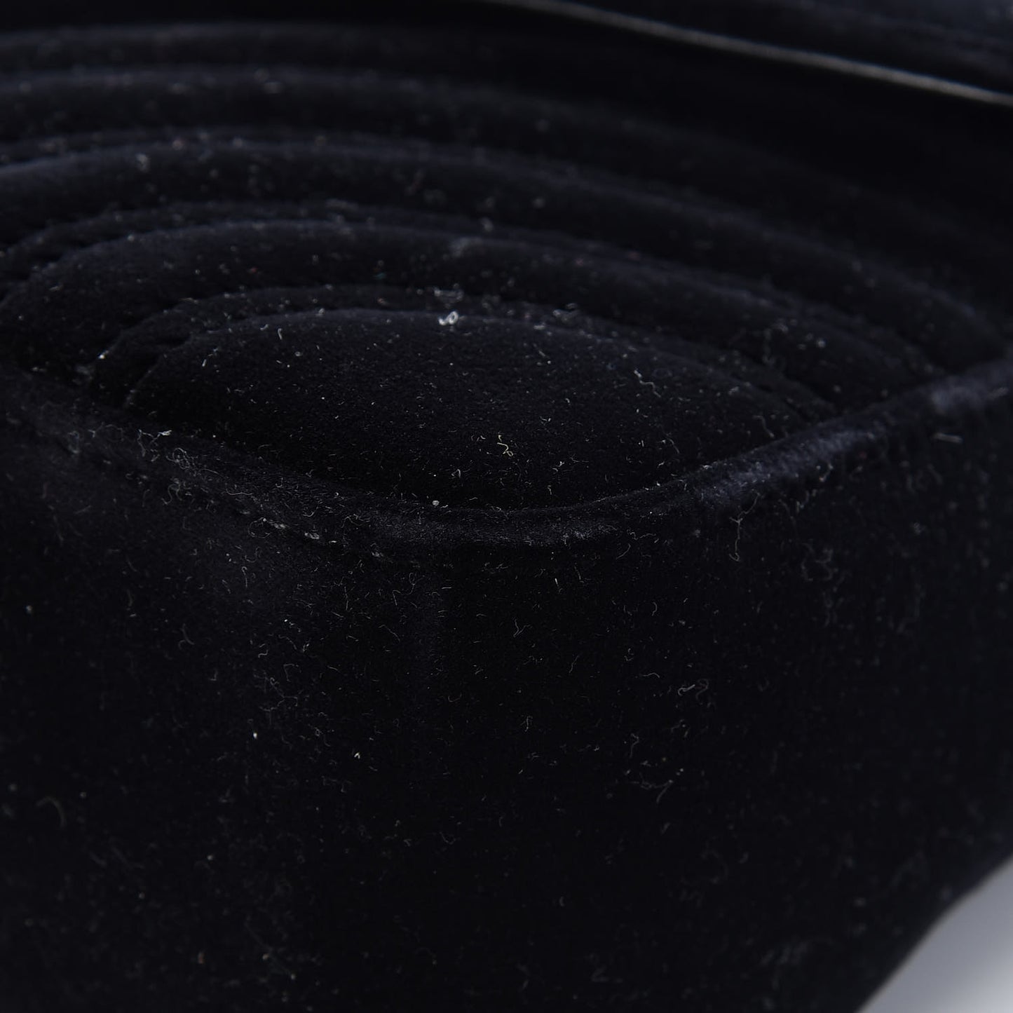 Velvet Matelasse Small GG Marmont Shoulder Bag Black