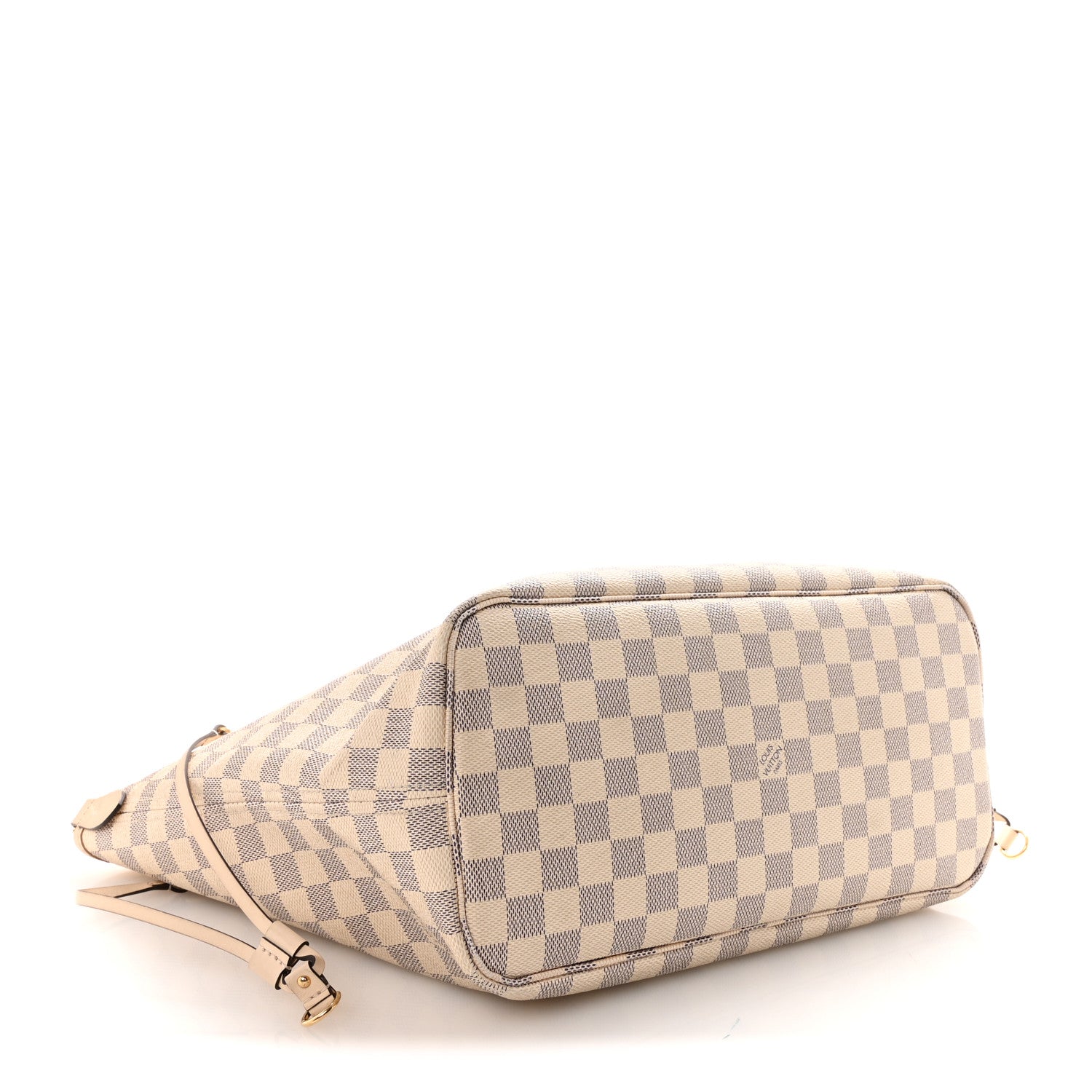 Louis Vuitton Damier Azur Braided Neverfull MM Pink 5 of 10