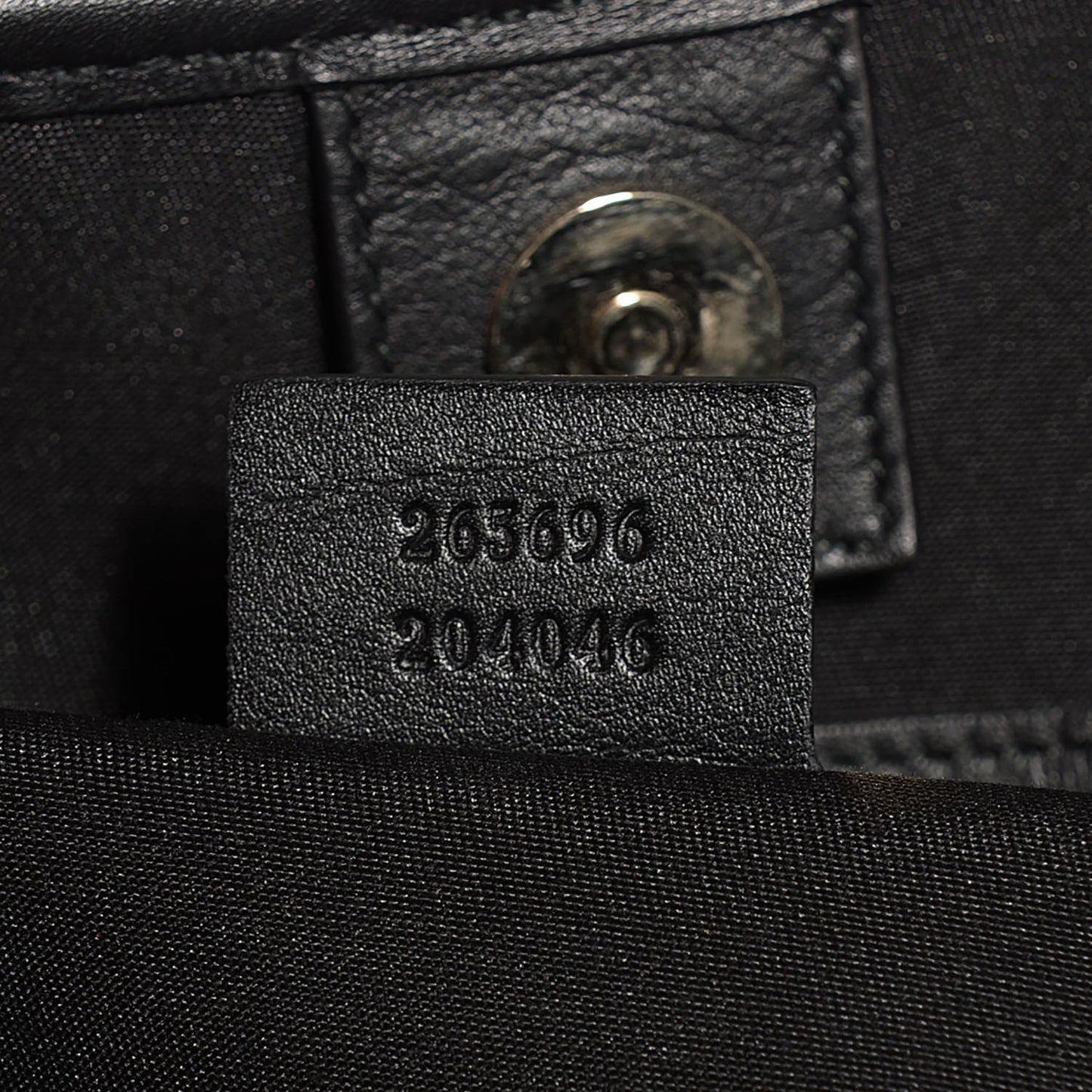 Guccissima Large Joy Tote Black