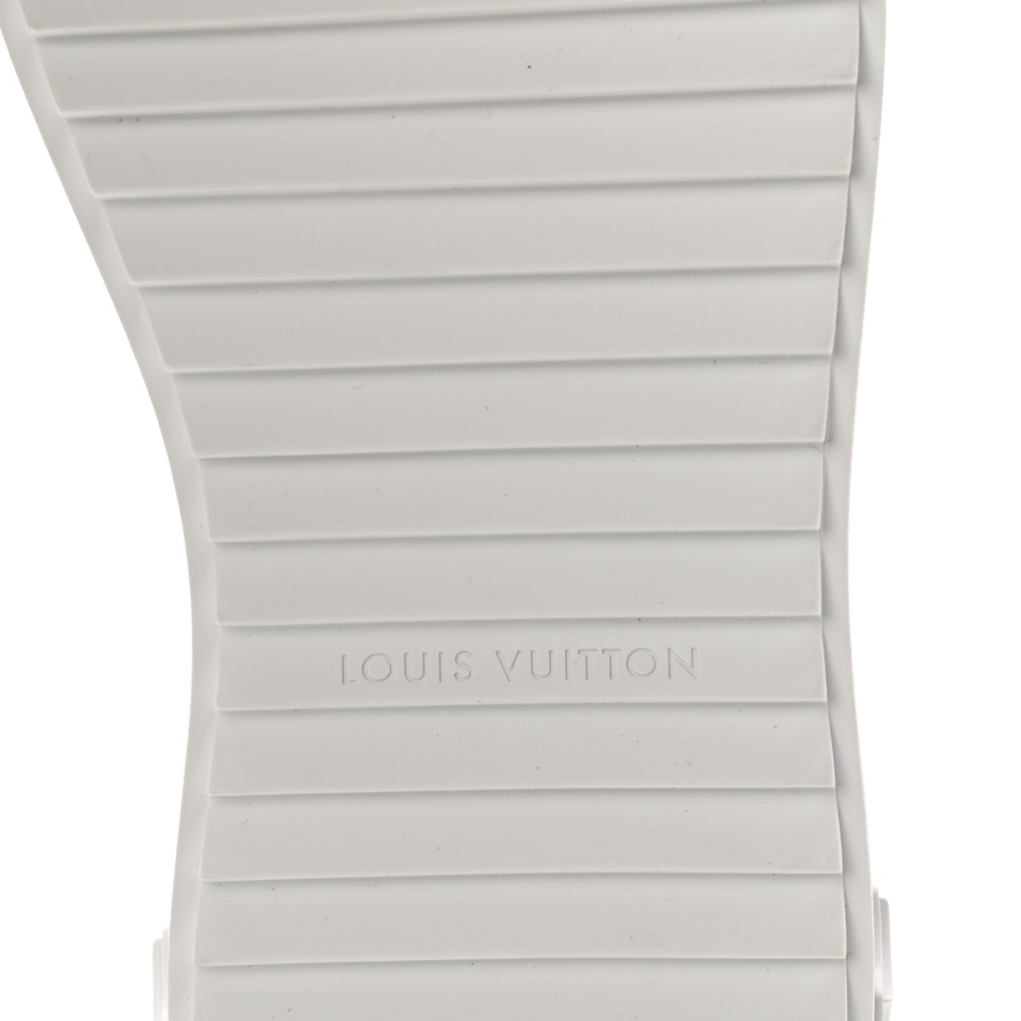 Lambskin Embossed Monogram Time Out Sneakers 37 White