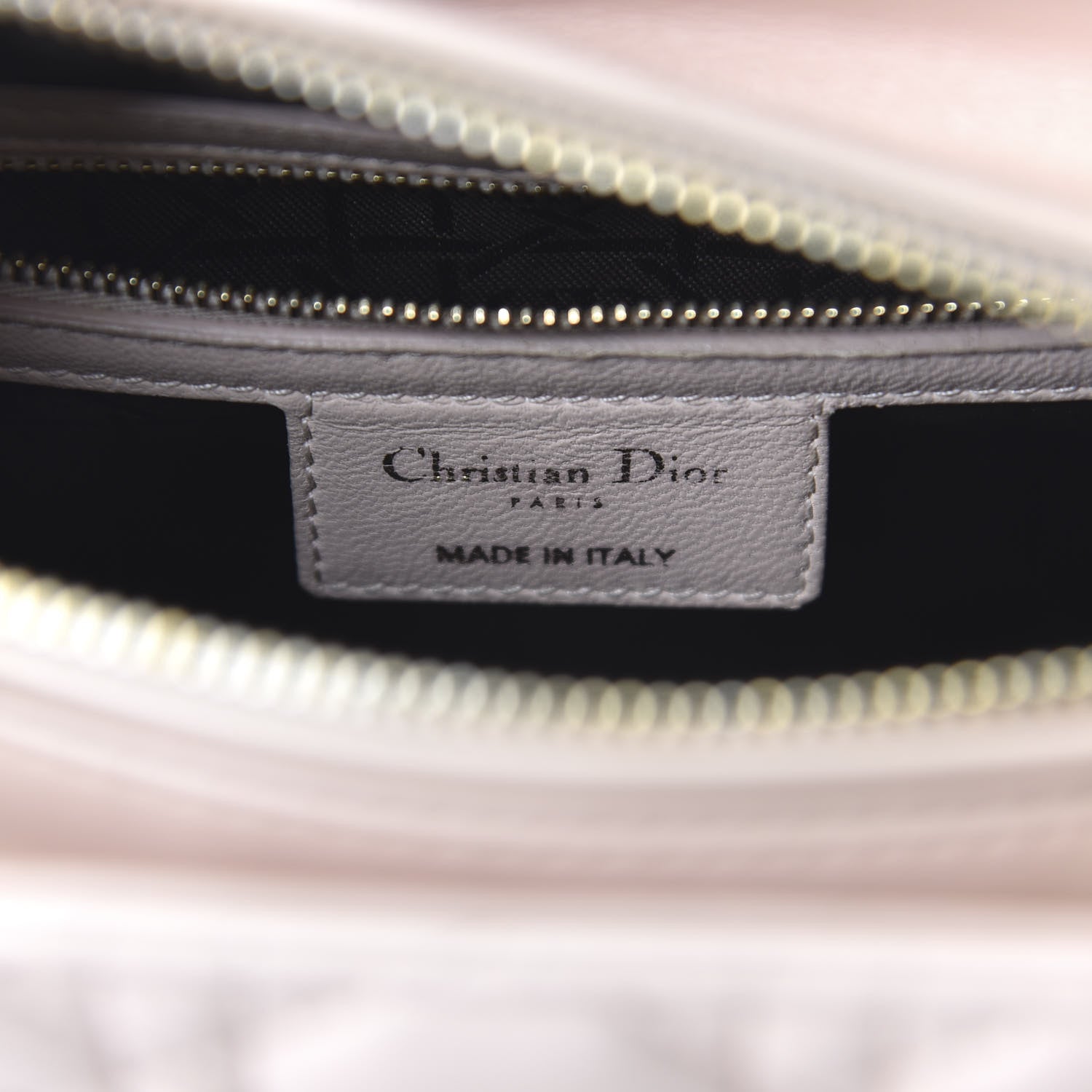 Christian Dior Lambskin Cannage Medium Lady Dior Light Pink 9 of 12