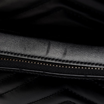 Gucci Calfskin Matelasse GG Marmont Day Backpack Black 10 of 15