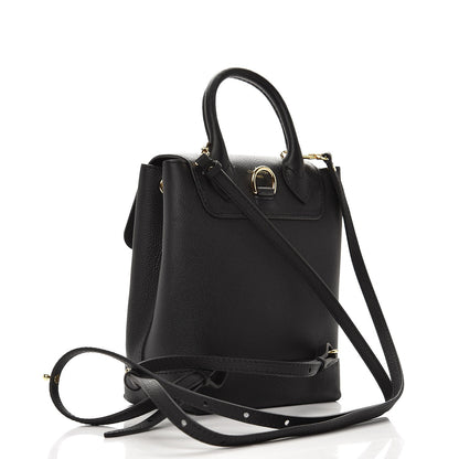 Louis Vuitton Calfskin Lockme Mini Backpack Black 3 of 7