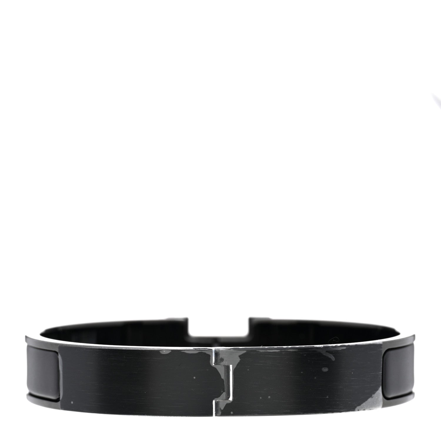 Hermes Matte Enamel Narrow Clic Clac HH Bracelet So Black 3 of 5