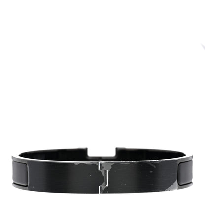 Hermes Matte Enamel Narrow Clic Clac HH Bracelet So Black 3 of 5