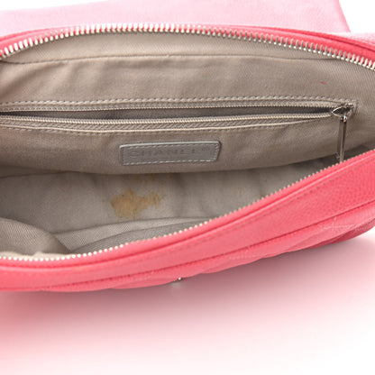 Chanel Caviar Quilted Medium Easy Flap Coral 5 of 13