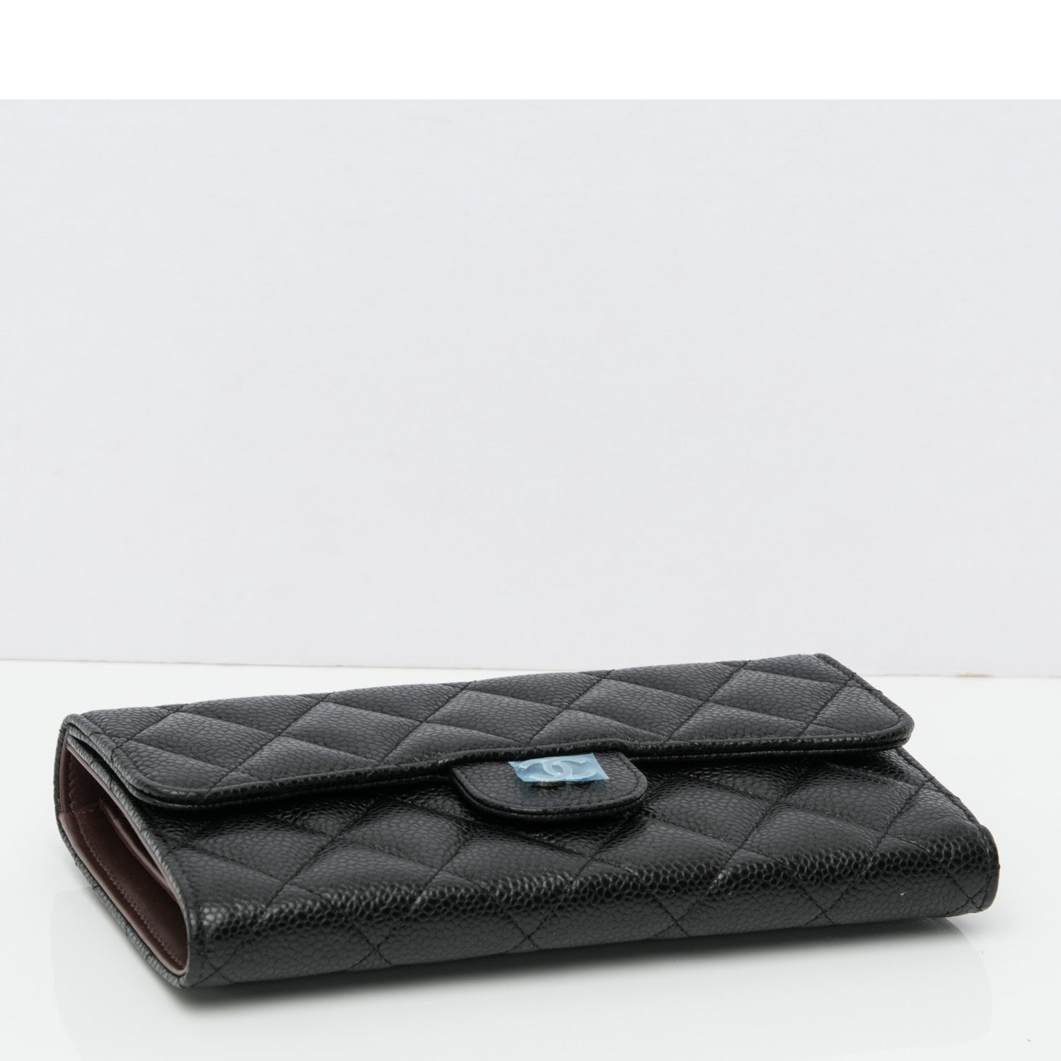 Chanel Caviar Quilted Large Flap Wallet Black 4 of 8