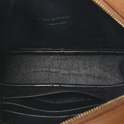 Saint Laurent Grain De Poudre Matelasse Monogram Mini Lou Camera Bag Dark Natural 5 of 11