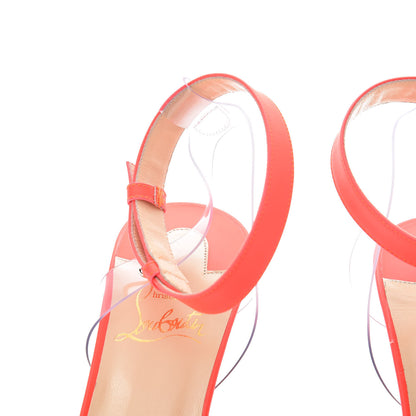 Christian Louboutin Fluo Matt PVC Jonatina 100 Sandals 38 Bikini 11 of 12