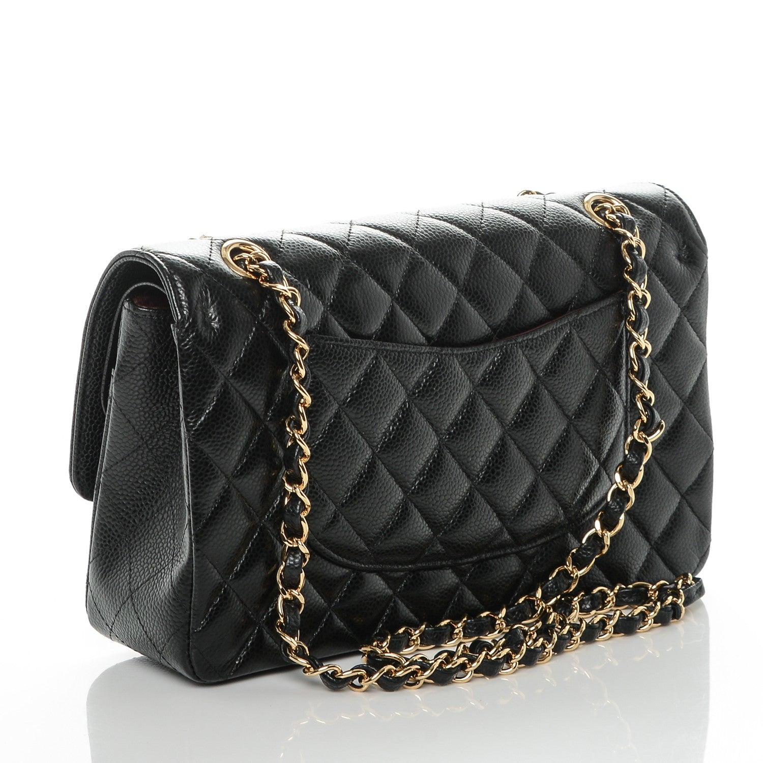 Chanel Caviar Quilted Medium Double Flap Black 3 of 7