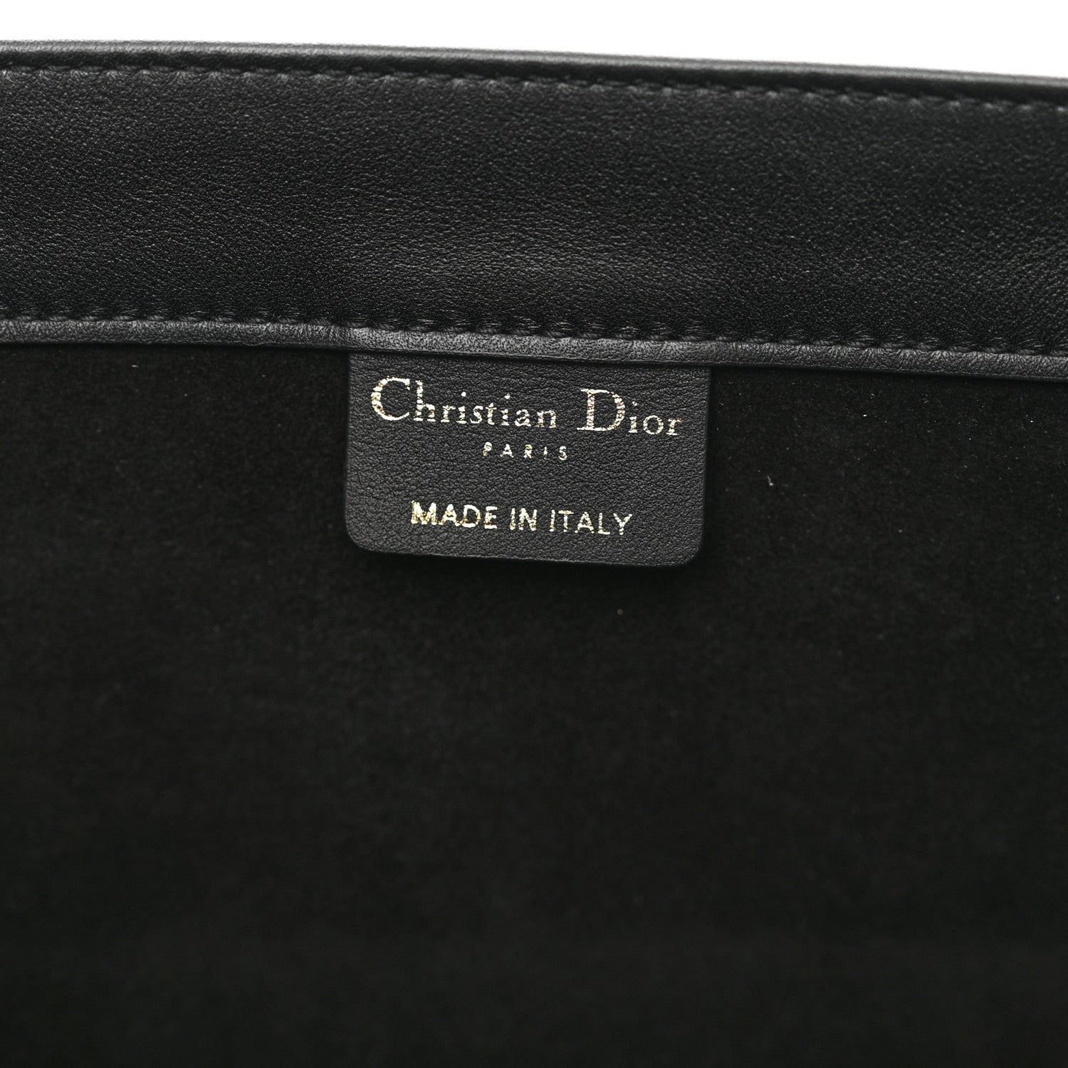 Christian Dior Calfskin Embossed Medium Book Tote Black 7 of 11