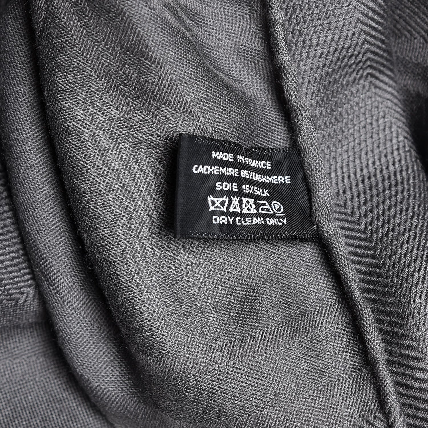 Hermes Cashmere Silk New Libris Stole Flanelle 5 of 5