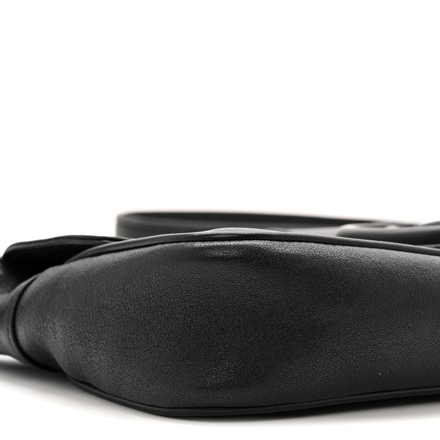 Goatskin Small GG Monochrome Aphrodite Shoulder Bag Black