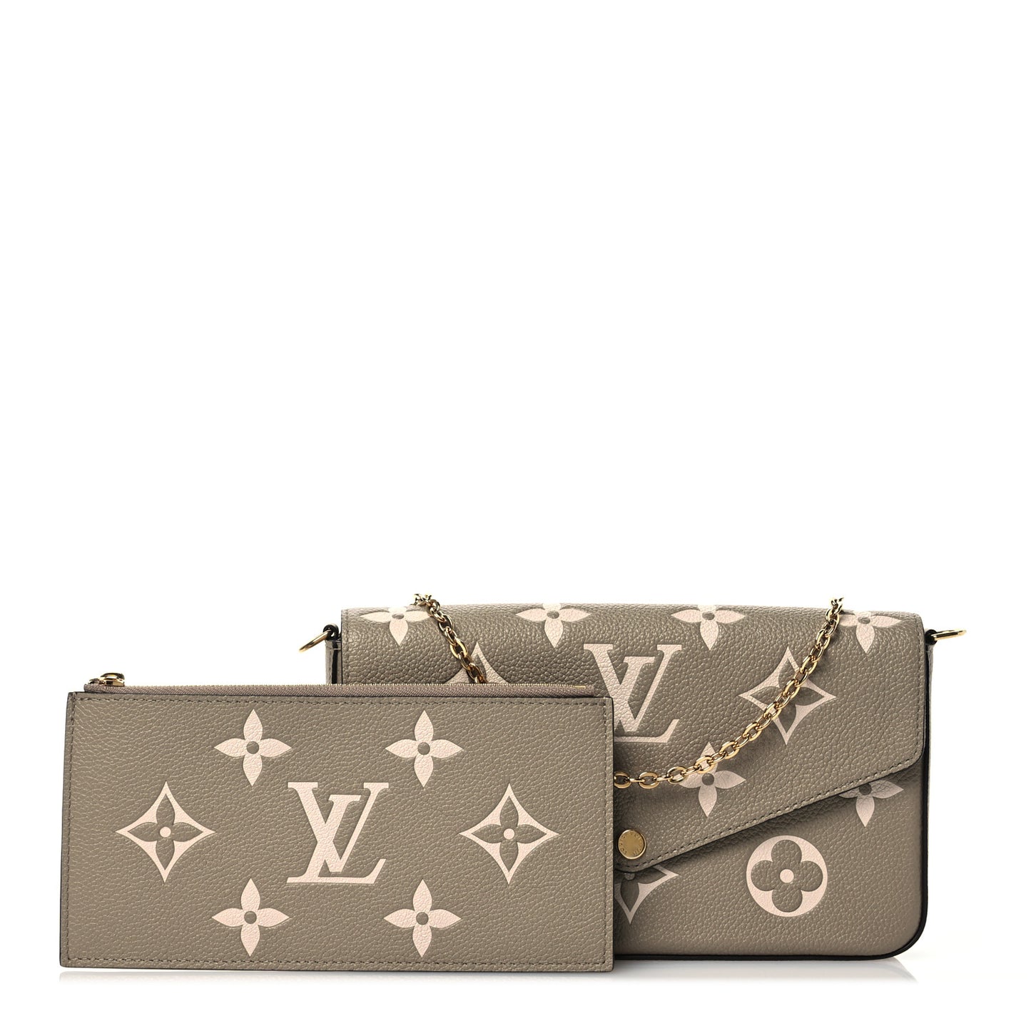 Empreinte Monogram Giant Felicie Pochette Tourterelle Creme