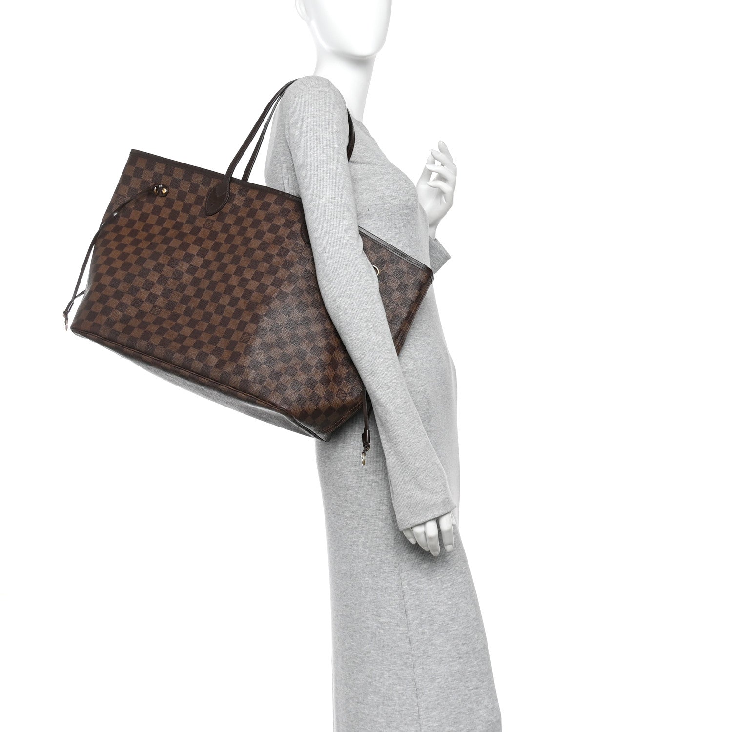 Louis Vuitton Damier Ebene Neverfull GM 2 of 12